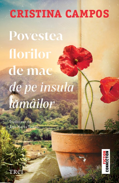 Portada de la edición rumana: Povestea florilor de mac de pe insula lămâilor